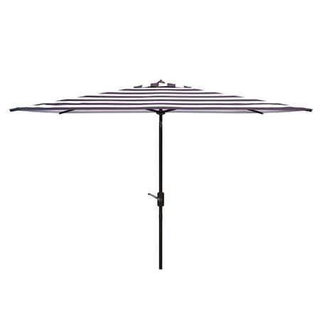 Safavieh 6.5 x 10 in. Iris Rectangle Umbrella Black & White PAT8304A